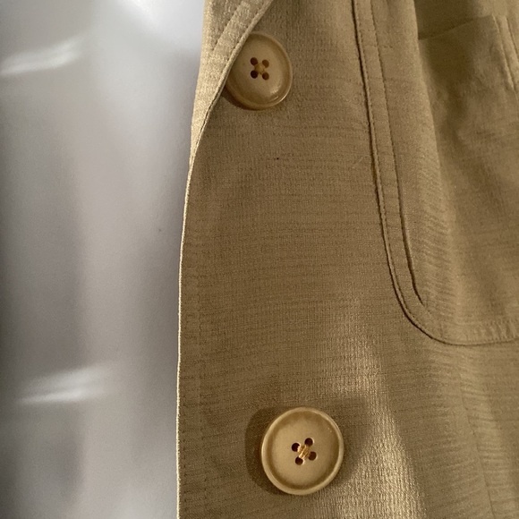 VINTAGE DONNA KARAN 100% SILK TUXEDO  TAIL STYLE BLAZER W/2 FRONT BUTTONS SZ 6 - Picture 6 of 14